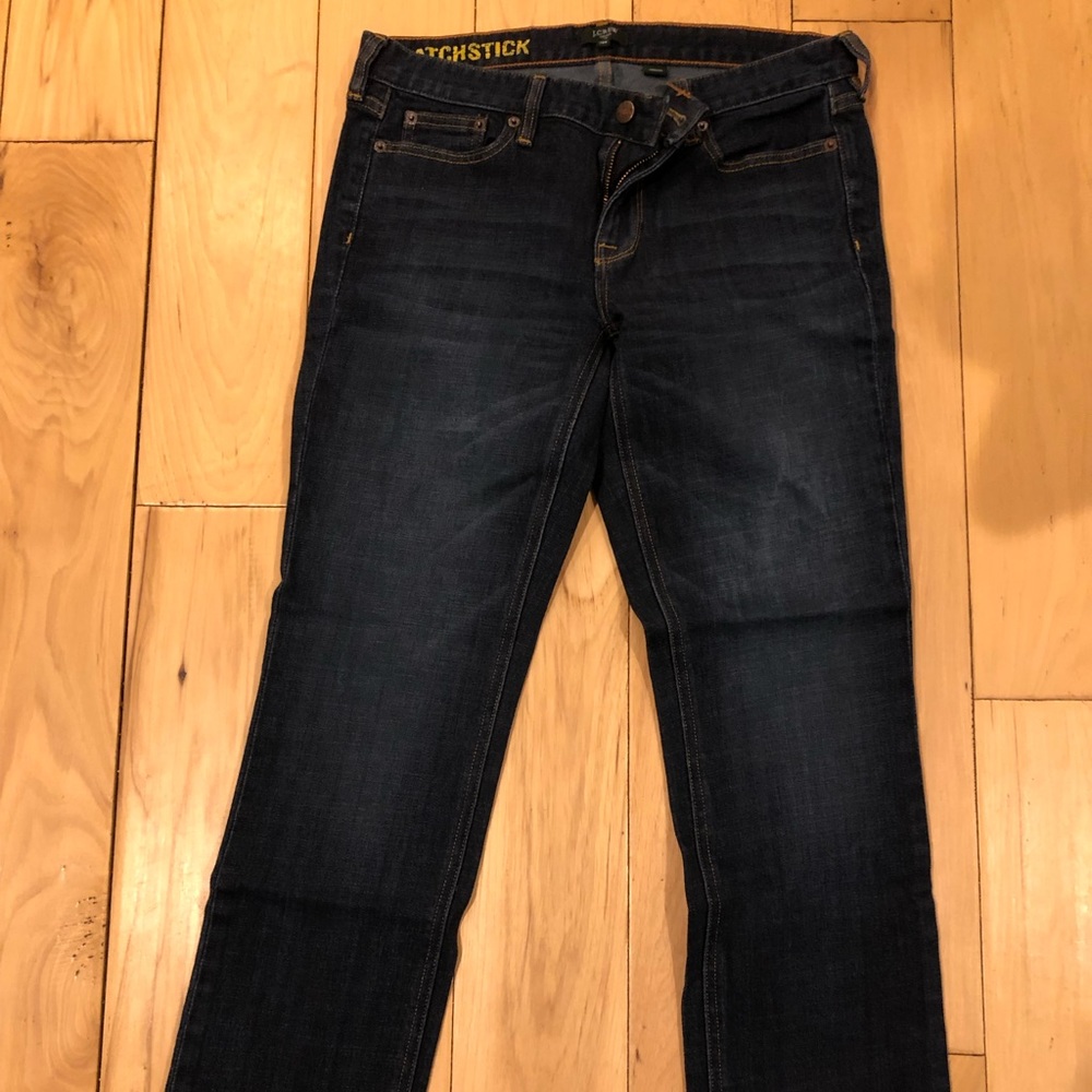 JCrew Straight stretch denim
